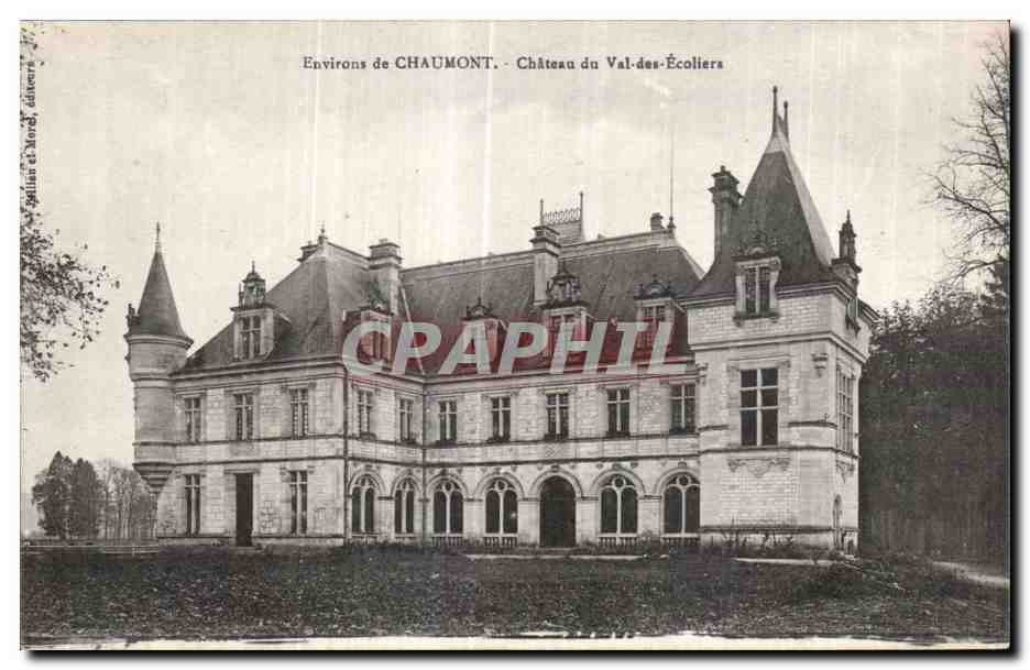 CPA Environs de Chaumont Chateau du Val des Ecoliers